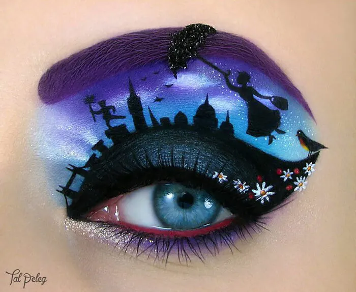 Artist Creates Magical Scenes Using Her Eyelids As A Canvas (40 Pics)
