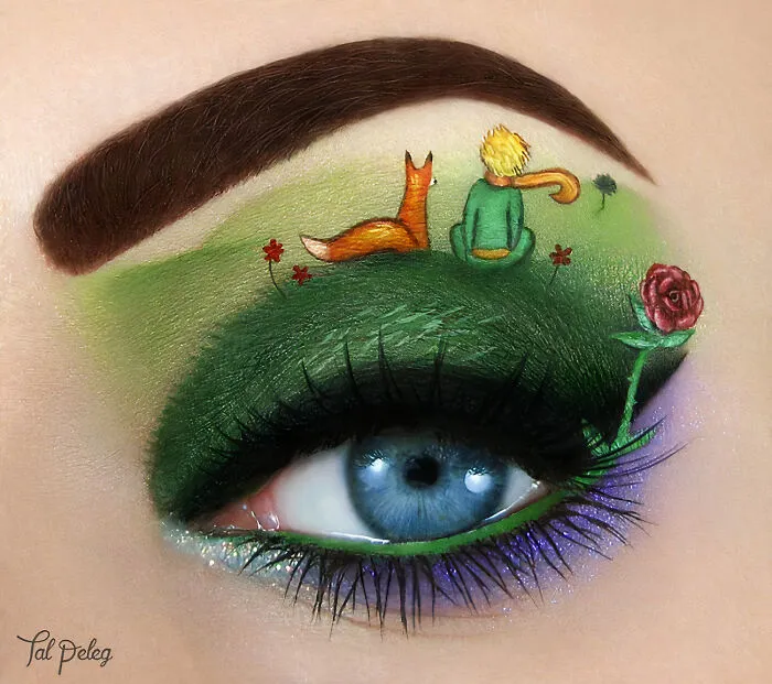 Artist Creates Magical Scenes Using Her Eyelids As A Canvas (40 Pics)