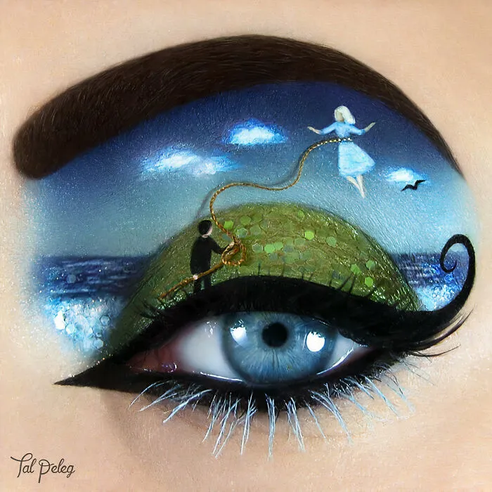 Artist Creates Magical Scenes Using Her Eyelids As A Canvas (40 Pics)