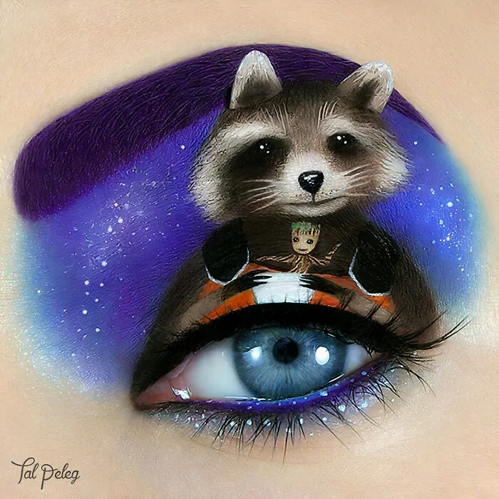 Artist Creates Magical Scenes Using Her Eyelids As A Canvas (40 Pics)