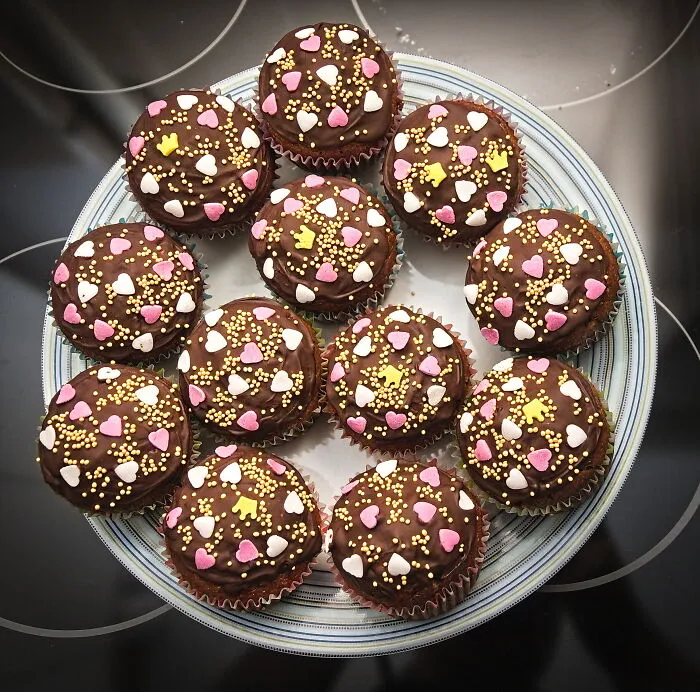 2019, Valentine Themed Cupcakes