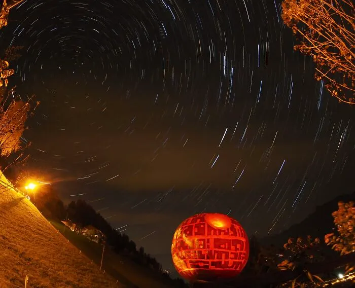 Death Star Pumpkin - May The Force Be With You!