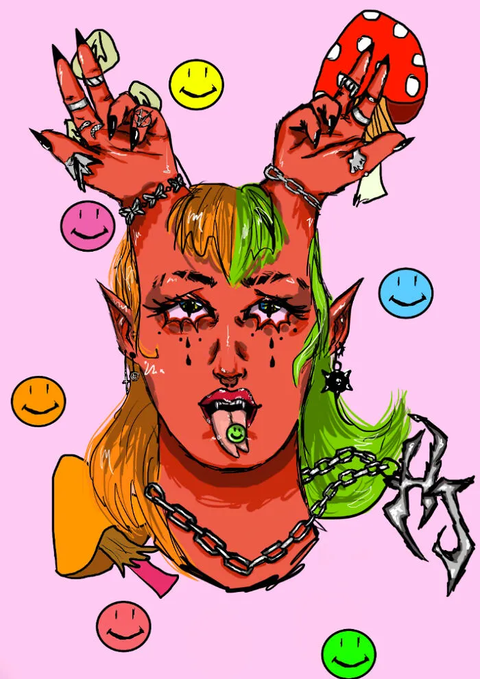 Hand Antlers That I Came Up With At 2am