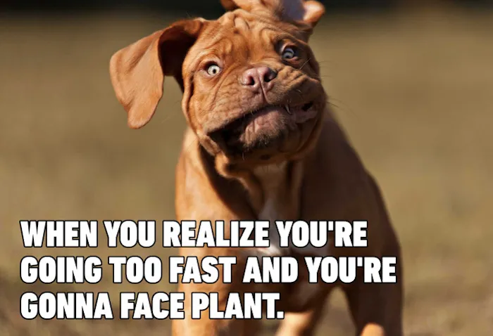 Too Fast!!! Slow Down!!!