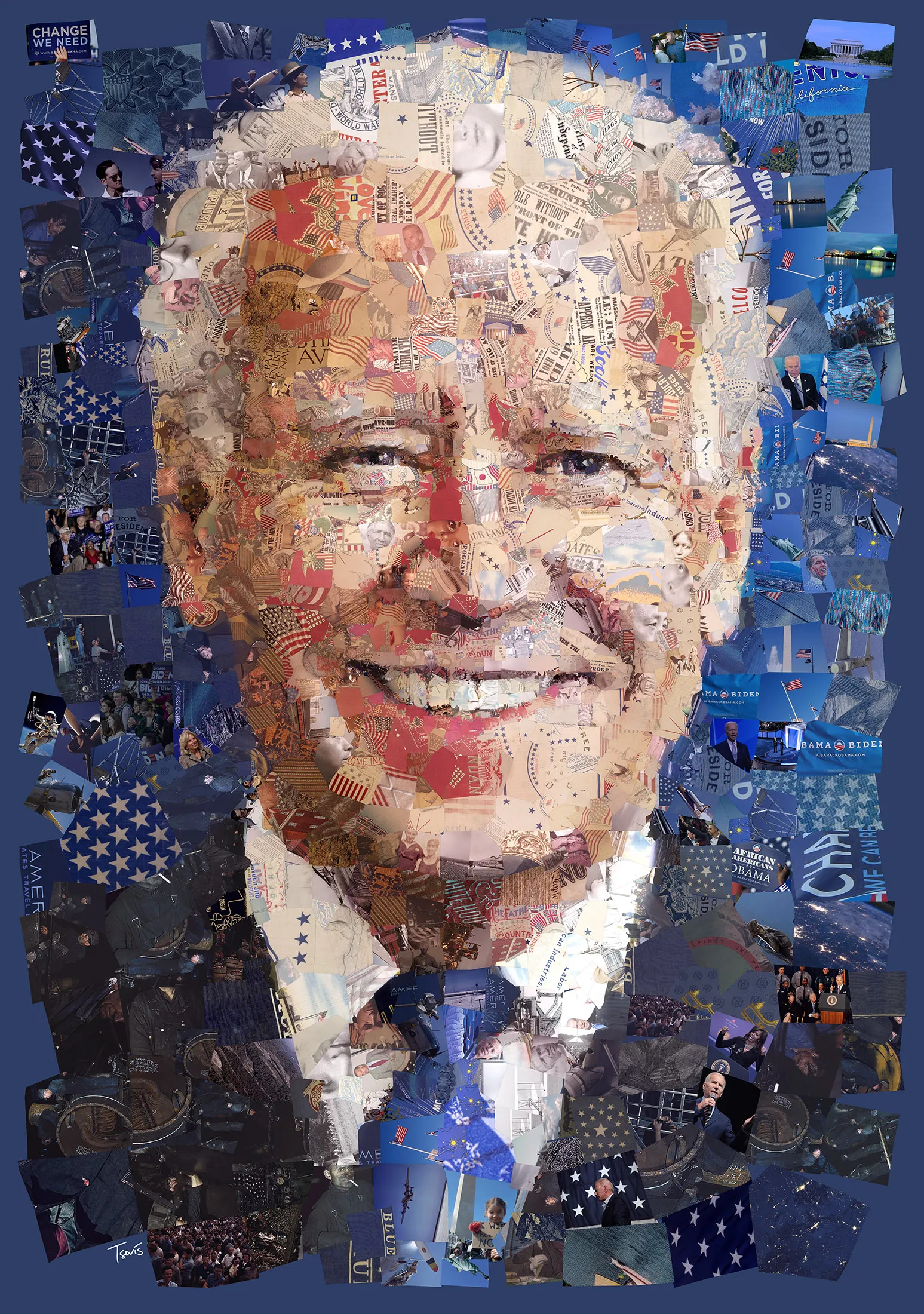 So Happy That Joe And Kamala Made It. This Art Is Created The Last 7 Months To Support Their Cause.
