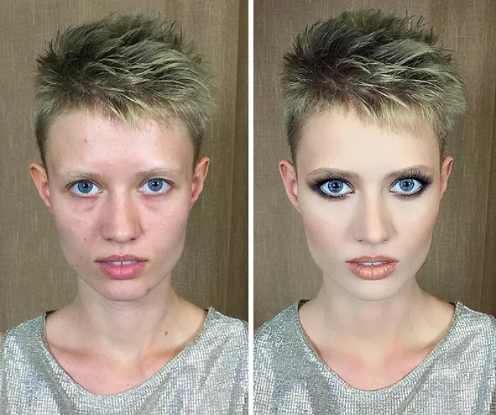 Este maquillador ruso permite a la gente experimentar lo que él llama el "efecto Cenicienta"
