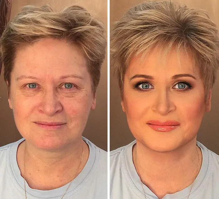 Este maquillador ruso permite a la gente experimentar lo que él llama el "efecto Cenicienta"