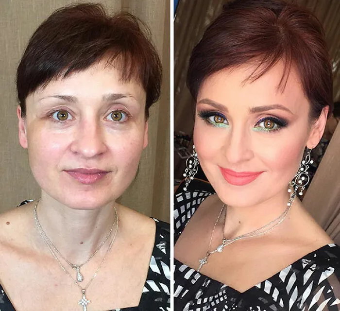 Este maquillador ruso permite a la gente experimentar lo que él llama el "efecto Cenicienta"