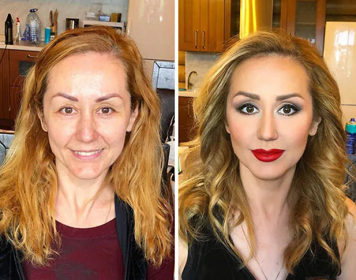 Este maquillador ruso permite a la gente experimentar lo que él llama el "efecto Cenicienta"