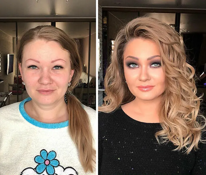 Este maquillador ruso permite a la gente experimentar lo que él llama el "efecto Cenicienta"