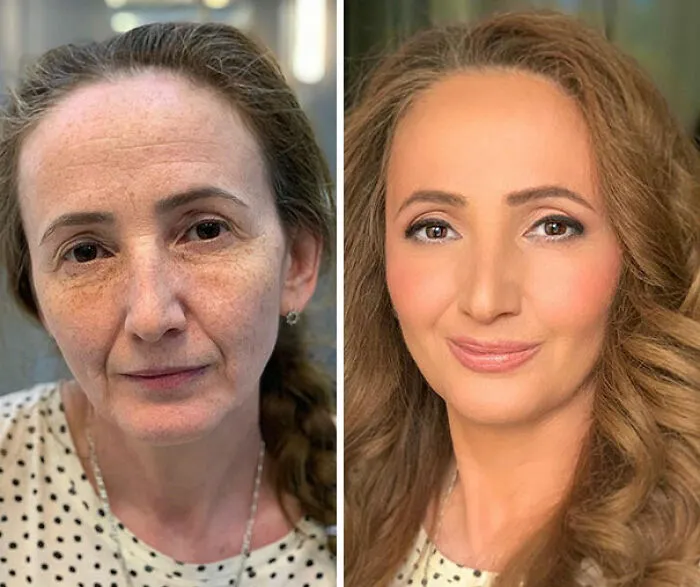 Este maquillador ruso permite a la gente experimentar lo que él llama el "efecto Cenicienta"