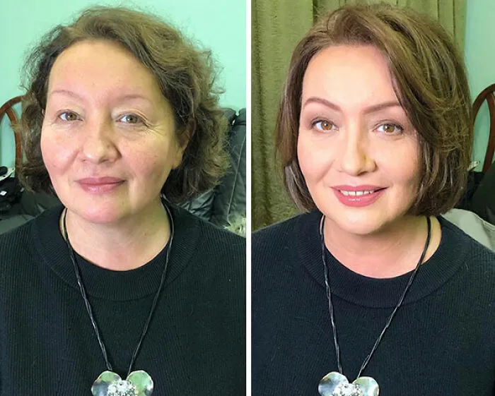 Este maquillador ruso permite a la gente experimentar lo que él llama el "efecto Cenicienta"