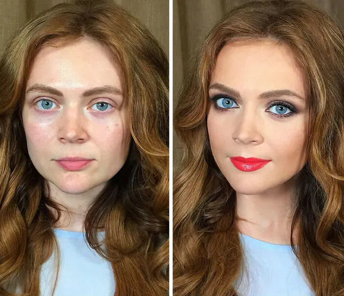 Este maquillador ruso permite a la gente experimentar lo que él llama el "efecto Cenicienta"