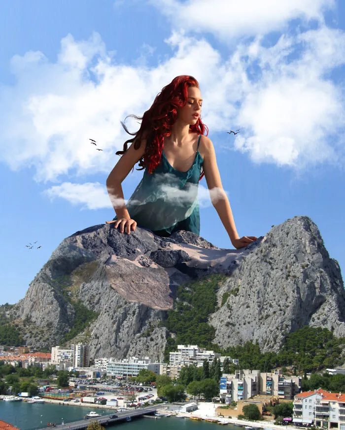 Contestants From A Photoshop Challenge Put Exaggerated Objects In Cities (55 Pics)