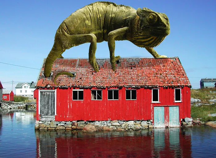 Contestants From A Photoshop Challenge Put Exaggerated Objects In Cities (55 Pics)