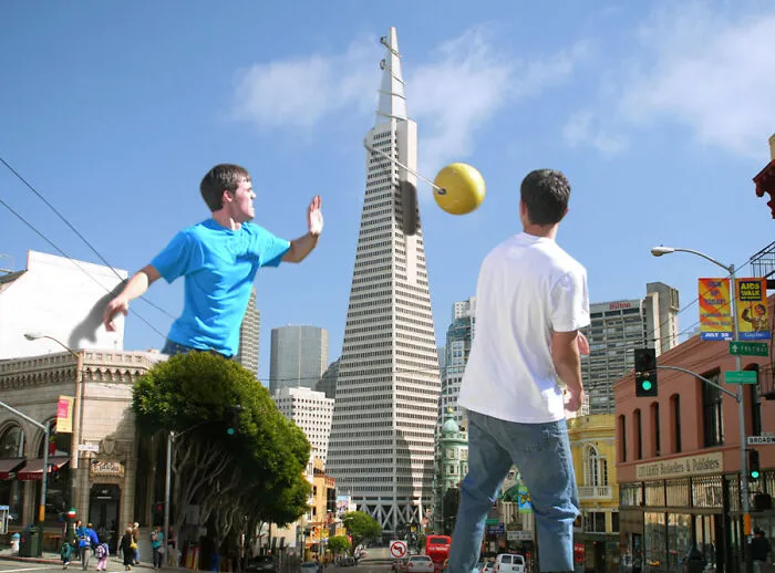 Contestants From A Photoshop Challenge Put Exaggerated Objects In Cities (55 Pics)