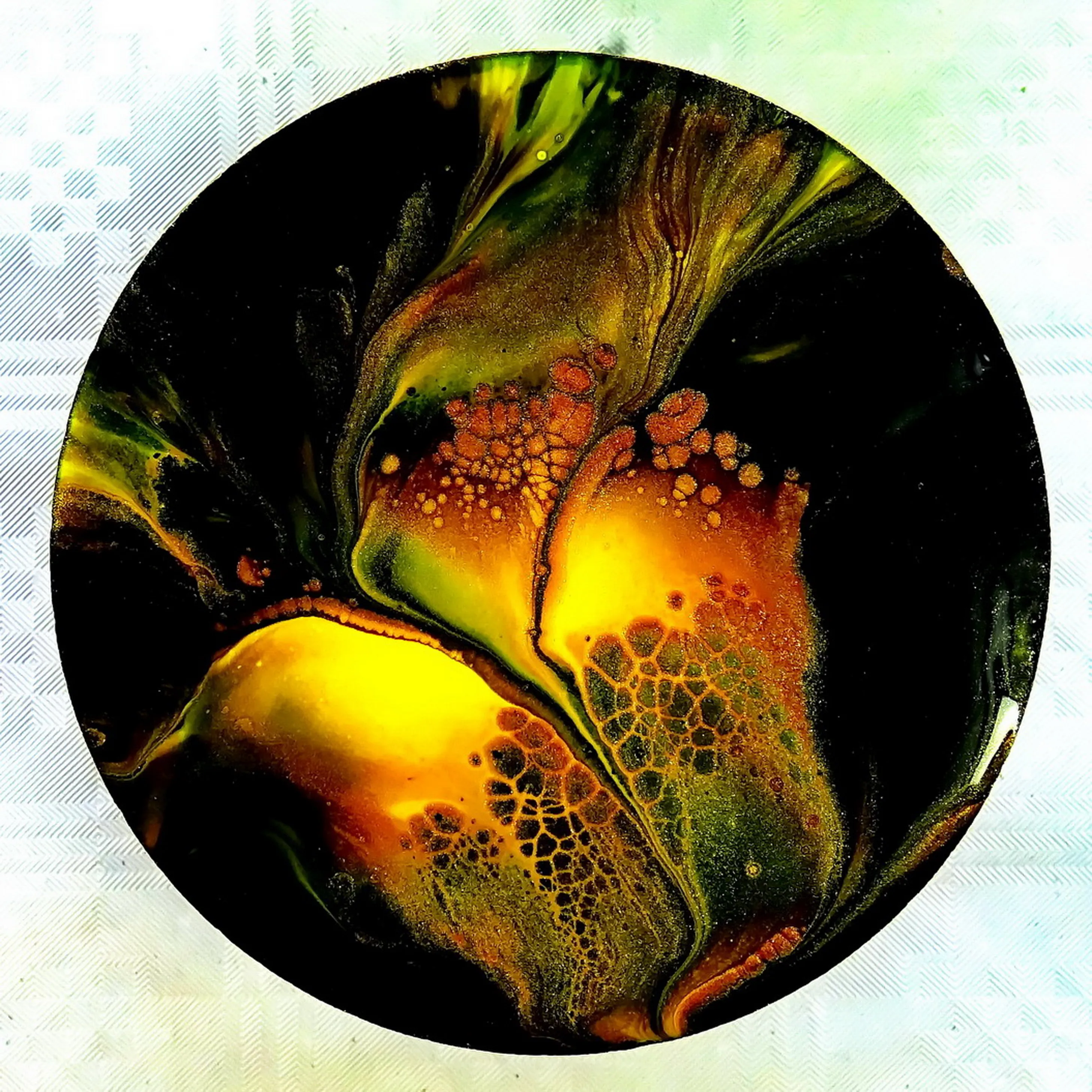 Flower Dip ~ Easy Acrylic Pour For Beginners ~ Only 3 Colours ~ Step By Step Tutorial