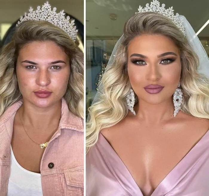 30 Mujeres antes y después de ser maquilladas para su boda, por Arber Bytyqi (Nuevas fotos)