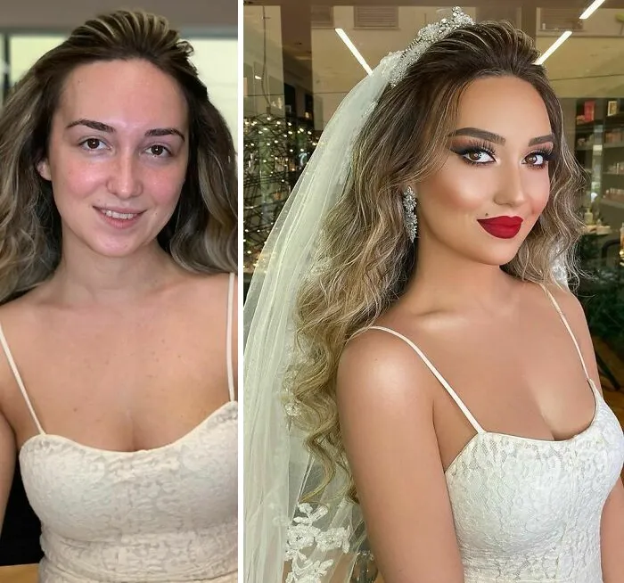 30 Women Before And After Their Bridal Makeup By Arber Bytyqi (New Pics)