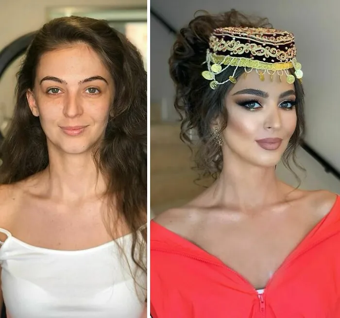 30 Mujeres antes y después de ser maquilladas para su boda, por Arber Bytyqi (Nuevas fotos)