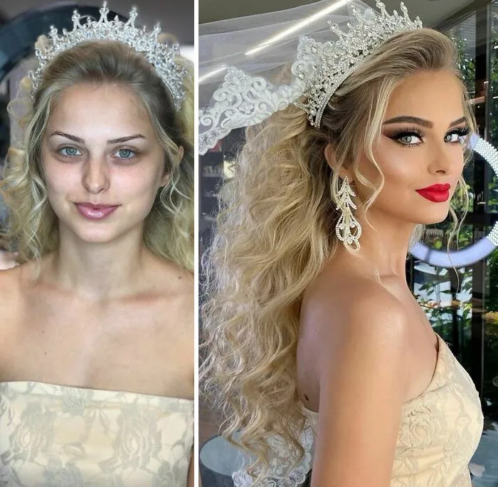 30 Mujeres antes y después de ser maquilladas para su boda, por Arber Bytyqi (Nuevas fotos)
