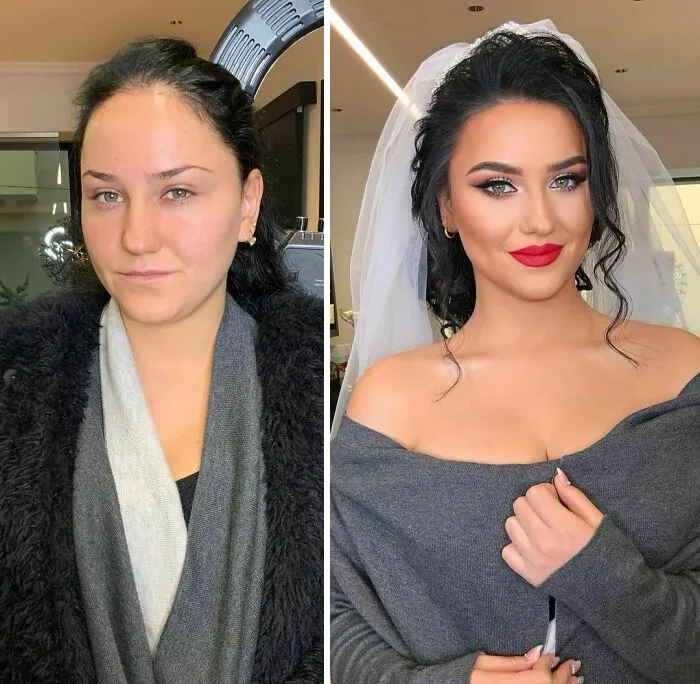 30 Mujeres antes y después de ser maquilladas para su boda, por Arber Bytyqi (Nuevas fotos)