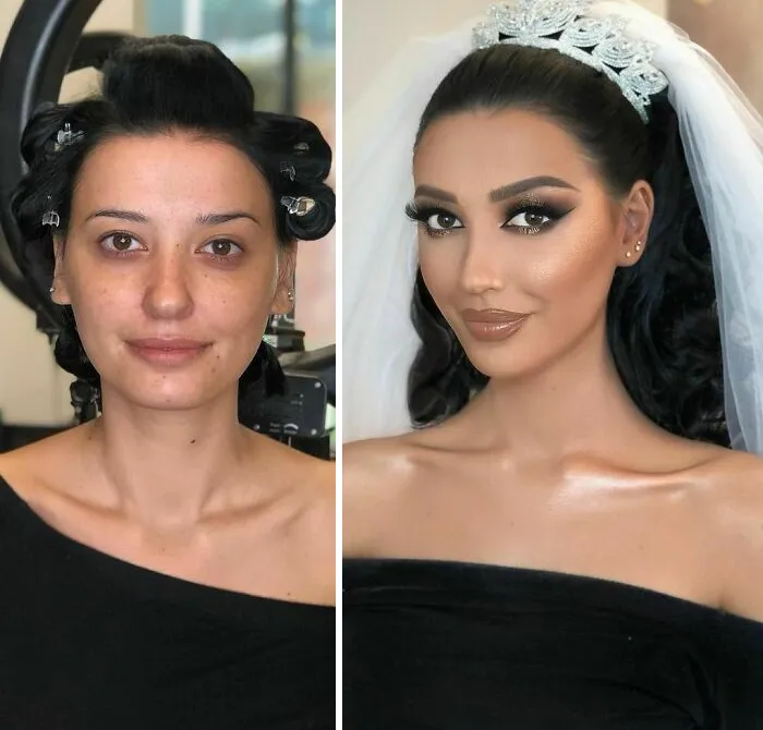 30 Mujeres antes y después de ser maquilladas para su boda, por Arber Bytyqi (Nuevas fotos)