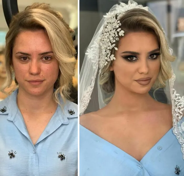 30 Mujeres antes y después de ser maquilladas para su boda, por Arber Bytyqi (Nuevas fotos)