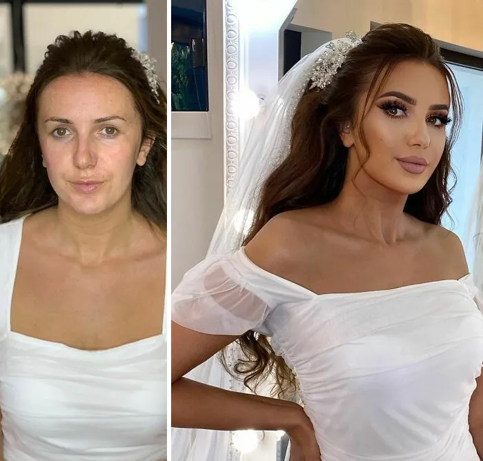 30 Mujeres antes y después de ser maquilladas para su boda, por Arber Bytyqi (Nuevas fotos)