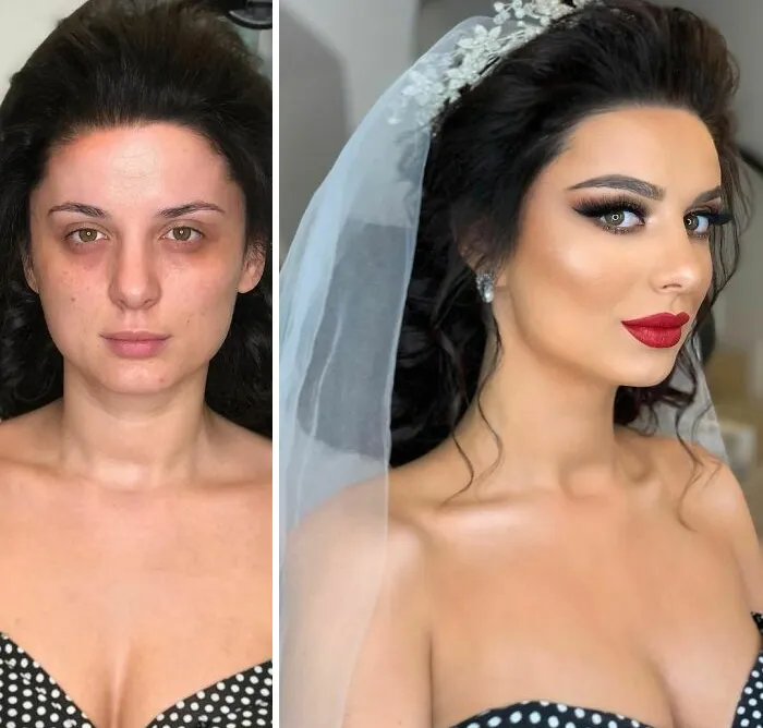 30 Women Before And After Their Bridal Makeup By Arber Bytyqi (New Pics)
