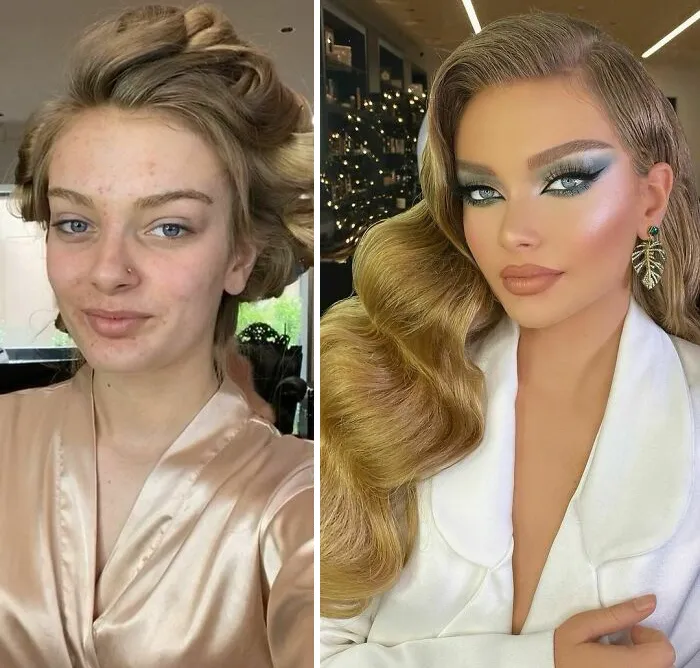 30 Mujeres antes y después de ser maquilladas para su boda, por Arber Bytyqi (Nuevas fotos)