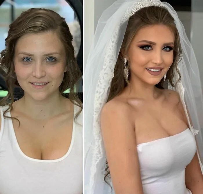 30 Mujeres antes y después de ser maquilladas para su boda, por Arber Bytyqi (Nuevas fotos)
