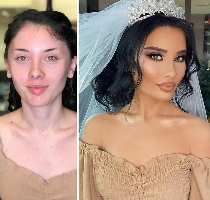 30 Mujeres antes y después de ser maquilladas para su boda, por Arber Bytyqi (Nuevas fotos)