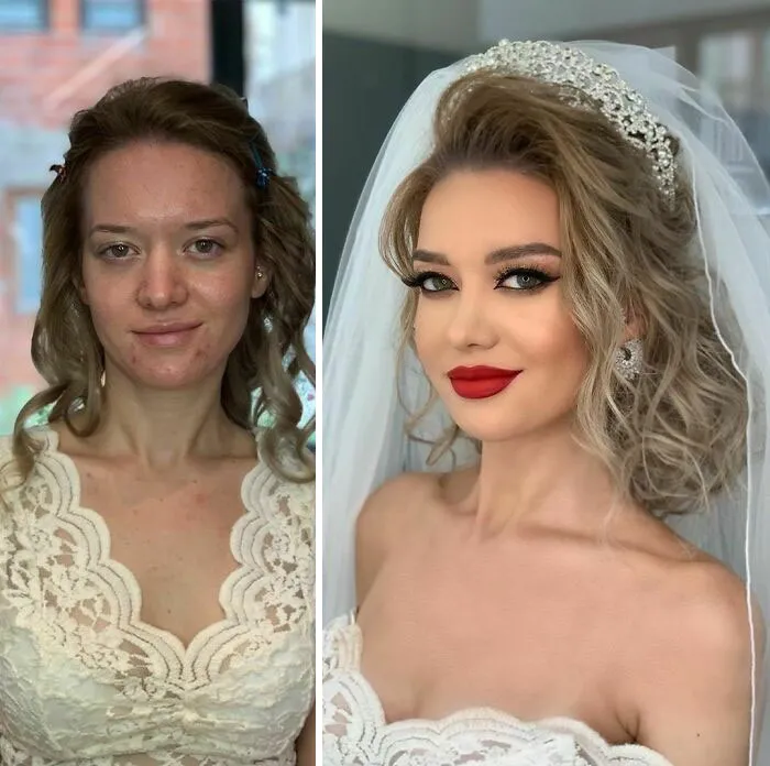 30 Mujeres antes y después de ser maquilladas para su boda, por Arber Bytyqi (Nuevas fotos)