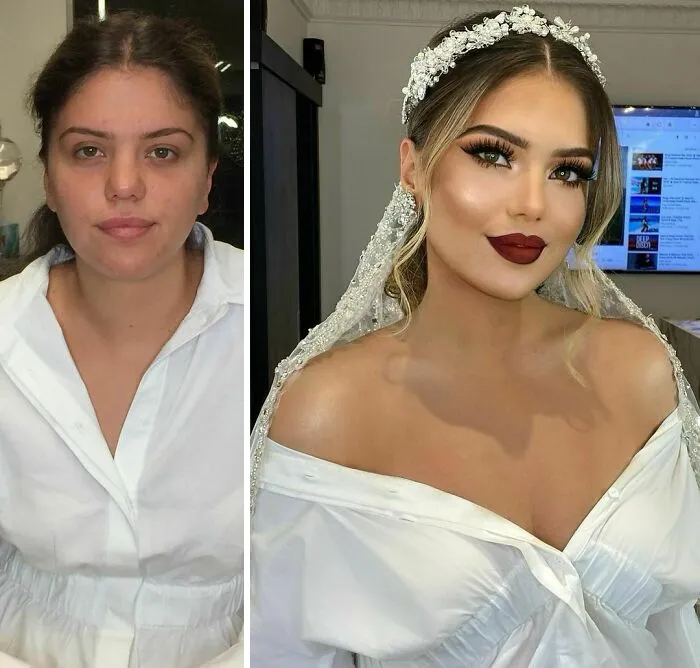 30 Women Before And After Their Bridal Makeup By Arber Bytyqi (New Pics)