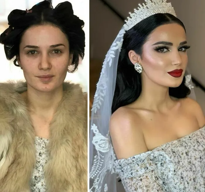 30 Mujeres antes y después de ser maquilladas para su boda, por Arber Bytyqi (Nuevas fotos)