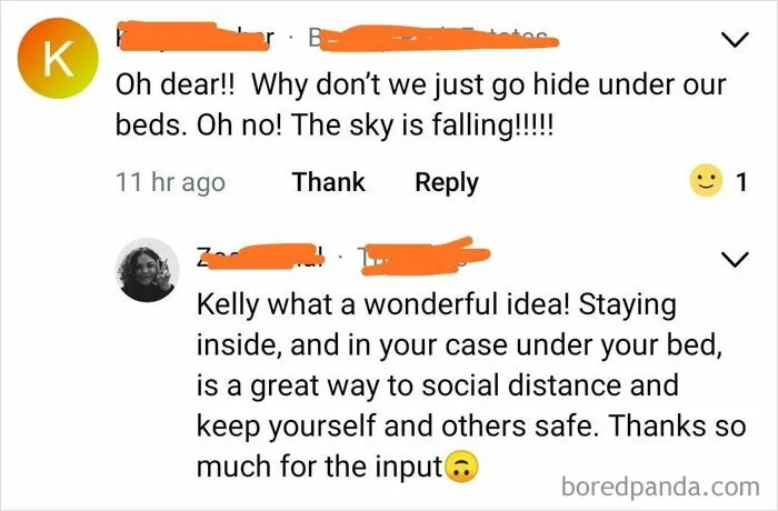 Found On Nextdoor Post About Covid-19