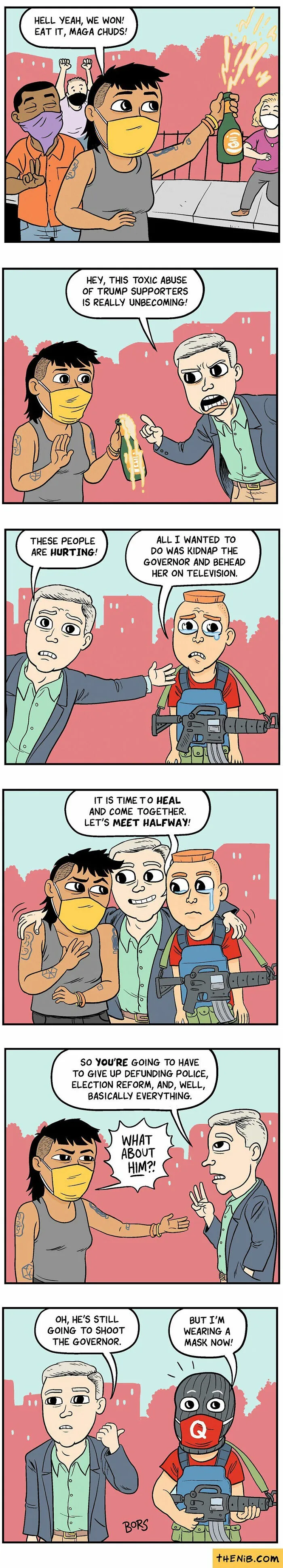 20 Comics About What's Really Wrong With The US, By Matt Bors