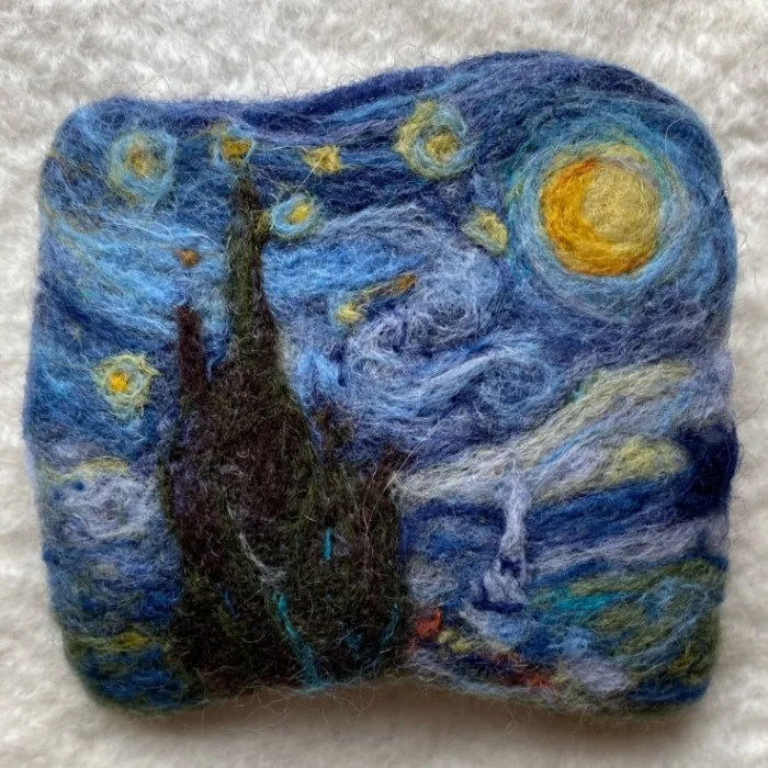 I Recreate Vincent Van Gogh's Art With Wool