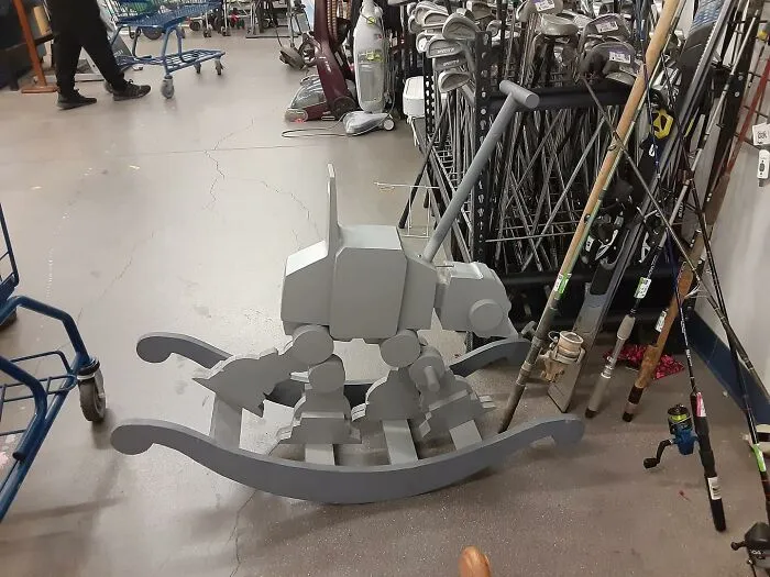 Yall. This Is It! This Is My Greatest Goodwill Find !!! A Starwars Rocking "Horse"  Queen Creek Az
