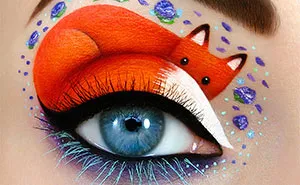 Artist Creates Magical Scenes Using Her Eyelids As A Canvas (40 Pics)