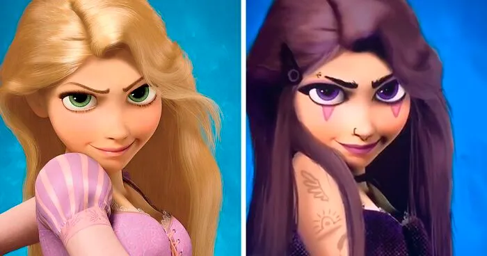 Artist Redraws Disney Characters As Being Edgier And Fans Demand For More