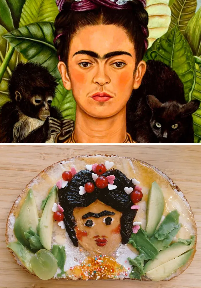 Frida Kahlo - 'Self-Portrait With Thorn Necklace And Hummingbird' (1940)