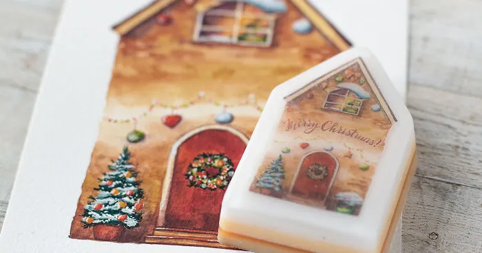 Combining Watercolors And Soap LED Me To Create These Festive Christmas Soap Houses