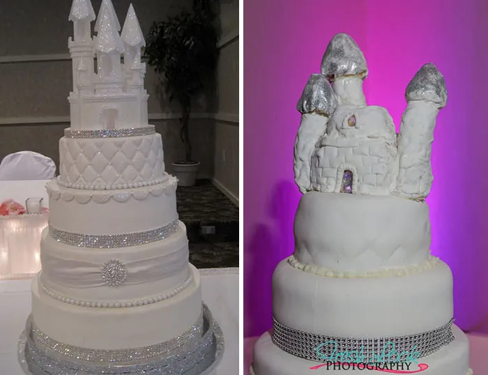 Castle Tower Wedding Cake