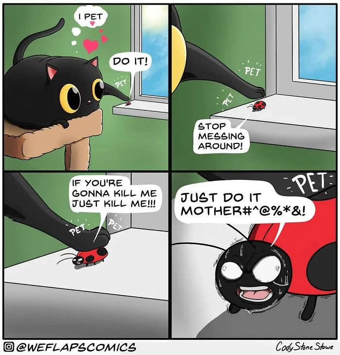 35 Comics That Show What Living With A Cat Is Really Like (New Pics)