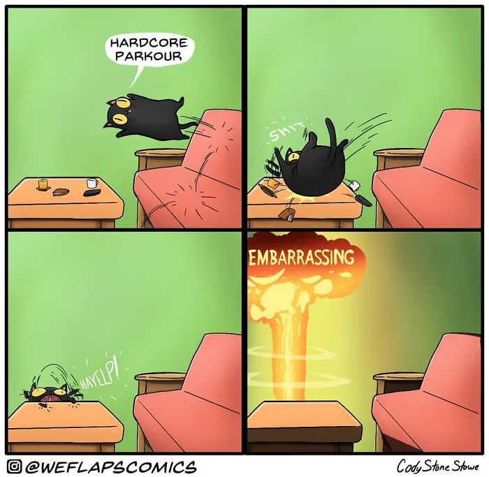 35 Comics That Show What Living With A Cat Is Really Like (New Pics)