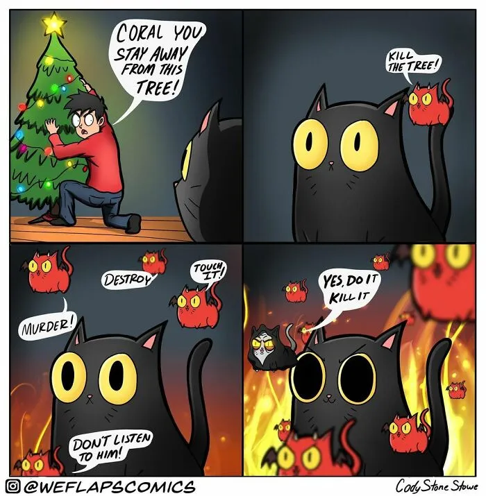 35 Comics That Show What Living With A Cat Is Really Like (New Pics)