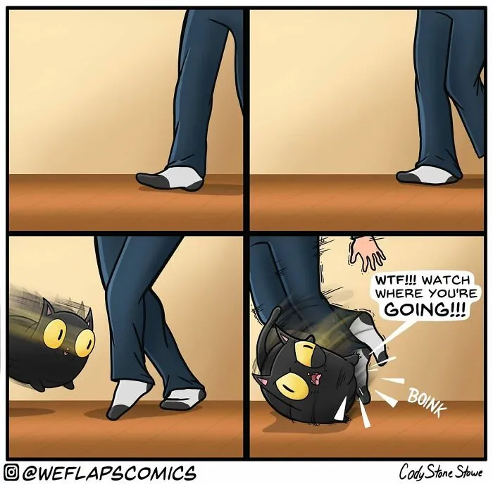 35 Comics That Show What Living With A Cat Is Really Like (New Pics)