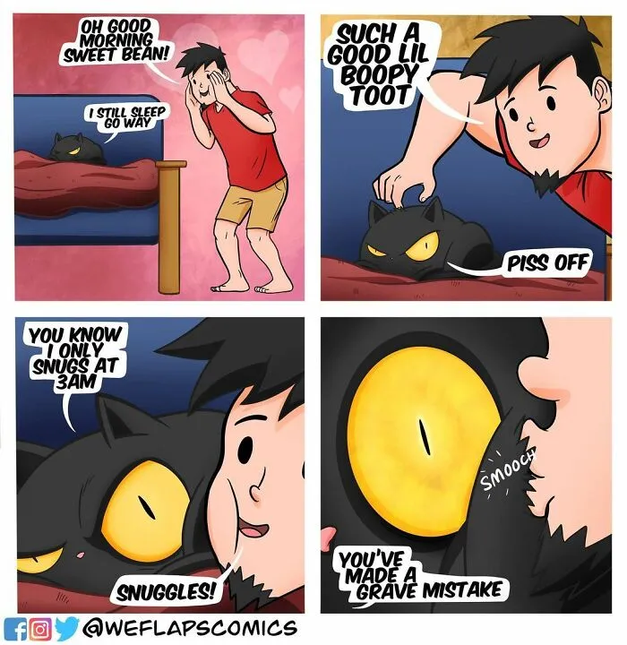 35 Comics That Show What Living With A Cat Is Really Like (New Pics)